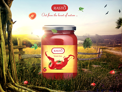 Rasto branding clean design illustration logo manipulation package packaging tomato tomatosauce vector