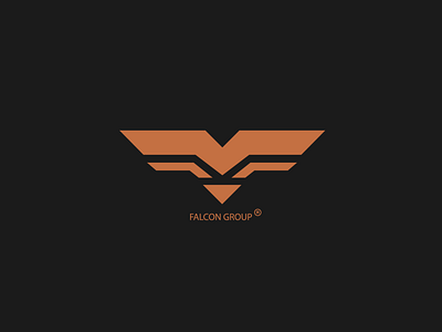 Faclon Group branding clean design eagle falcon fletter fwings icon identity illustration illustrator lettering logo minimal tourism logo trips type typography vector wings