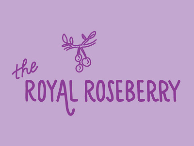Roseberry branding design explorations handtype identity illustration logo typography