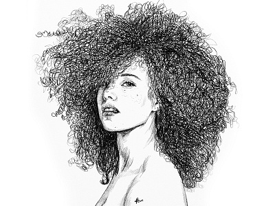 Alicia Keys artwork drawing fashion illustration portrait sketch