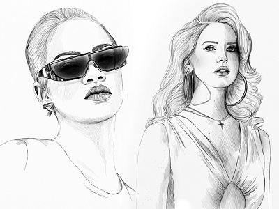 Fashion #51 artwork drawing fashion illustration portrait sketch