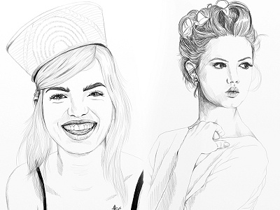 Fashion #61 artwork drawing fashion illustration portrait sketch