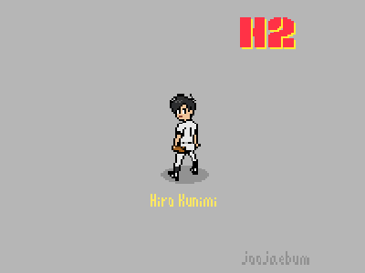 H2 8bit comic dot h2 hiro pixel pixelart retro