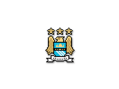 Manchester City FC 8bit city dot football league manchester pixel pixelart premier retro