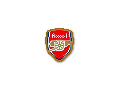 Arsenal FC 8bit arsenal dot football league pixel pixelart premier retro