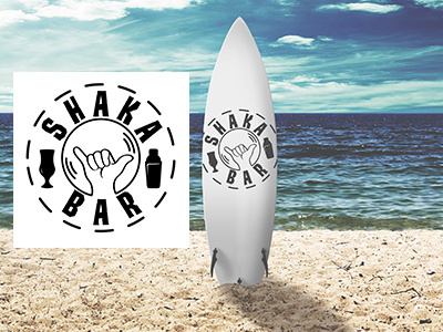 Shaka Bar Logo Design