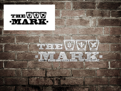 The Mark Logo Design bar logo brick illustrator logo design photoshop shots tequila whiskey