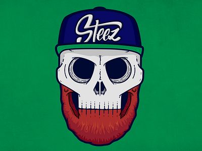 TraviSTEEZ logo skull