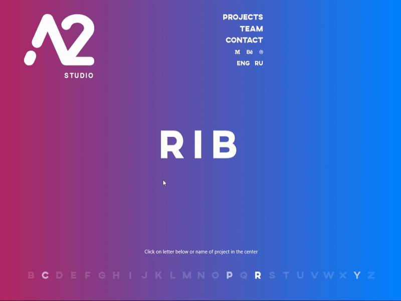 Letters random appear animation random typogaphy ui ux webdesign