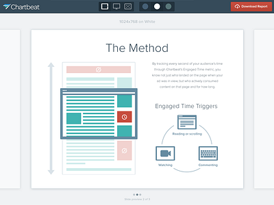 Report UI app blue colors dashboard data flat generator illustration minimal report simple slide web app