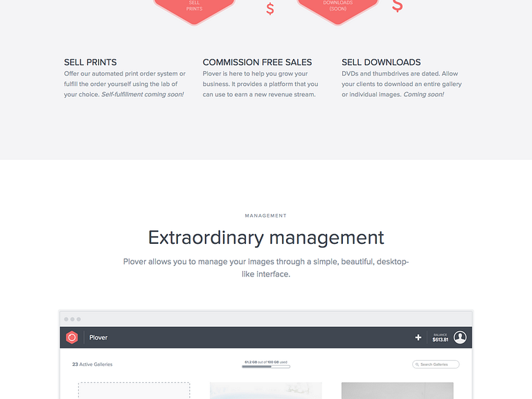 Plover Homepage by Matt Bango on Dribbble