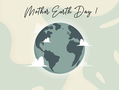 Mother Earth Day Illustration earth day flat illustration illustration portopolio portopolio online vector