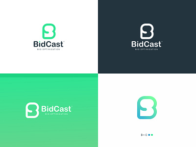 Combination B and C Logo Design blue brand identity clean combination logo green initial letter logo initials logo modern startup logo