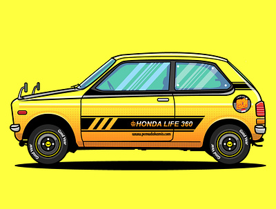 Honda Life branding design graphic design illustration logo vector