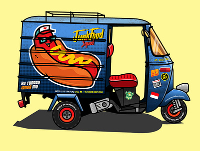 Junk Food Squad design graphic design illustration logo vector