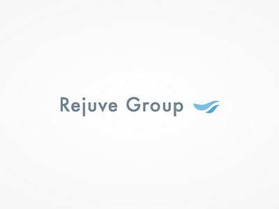 RejuveGroup logo beautiful calm cosmetic dermal flat logo product simple