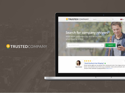 Trustedcompany.com Home page - 2015 companies review platform reviews trust trustedcompany ui ux web web design