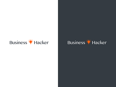 Businesshacker - Logo Proposal bulb business hacker light logo proposal rejected shine shining