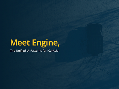 Engine by iCarAsia (Design System) design engine icarasia patterns ui unified