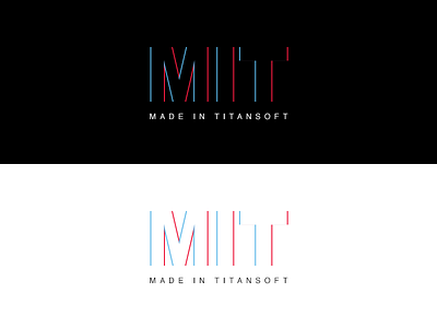 MIT x Made In Titansoft 3d anaglyph effect logo mit