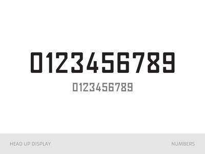 HUD Font for abandoned game