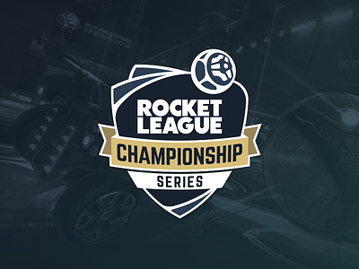 Rocket League Championship Series Logo competition esports logo rl rlcs rocket league