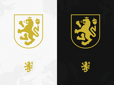 Personal Symbol (Heraldic) WIP3 coat of arms gold heraldic lion personal symbol wip