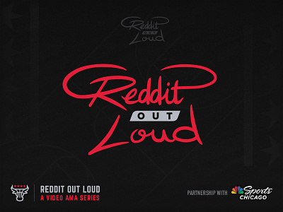Reddit Out Loud brand basketball brand broadcast bulls chicago community logo nbc reddit sports subreddit
