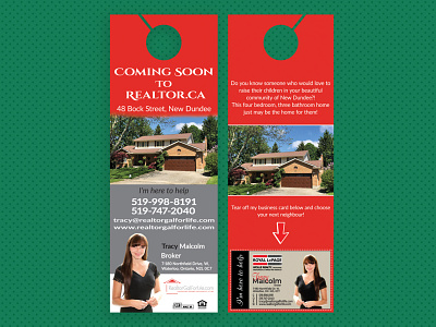 Realestate service Door Hanger Design