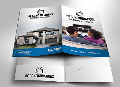 Comfort & Home Security Installation service presentation folde