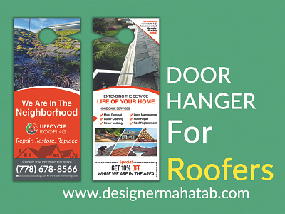 Door Hanger For Roofers