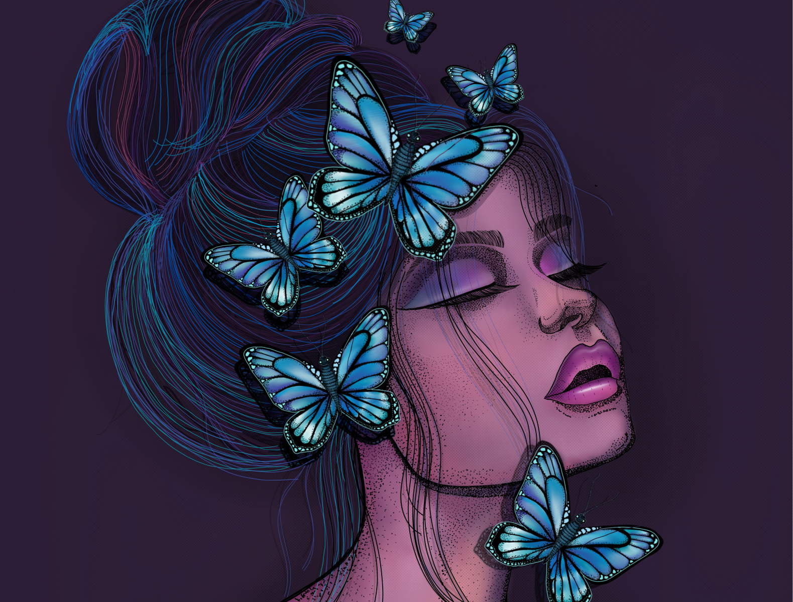Gratis Illustration, Butterfly girl, fashion Girl, insects, flight png |  PNGWing