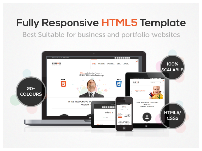 Drive - Responsive Corporate Template clean css3 design elegant html5 minimal modern template theme web design website