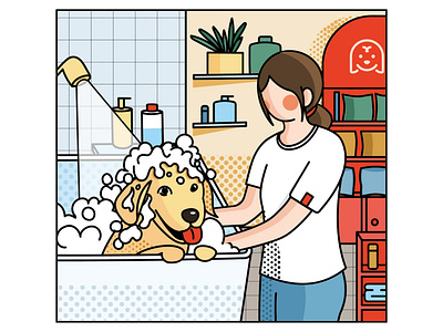 Pet Shop design illustration