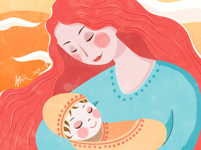 Happy Mother's Day illustration