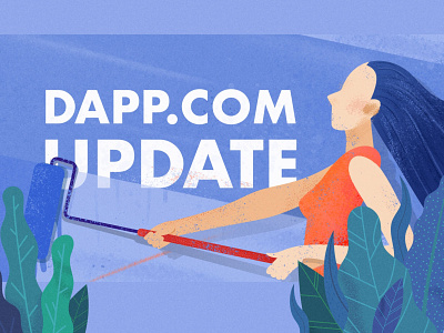 Dapp.com Update design illustration