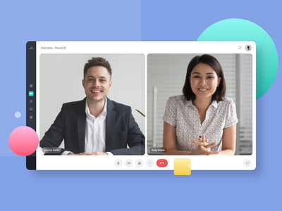 Interview Web App UI Design.