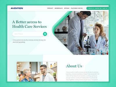 Avention (Healthcare) - Delivery and Service to Institutions UI