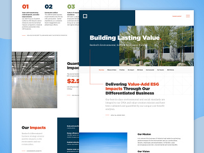 Rexford Industrial Realty, Inc. Web Design UI Template