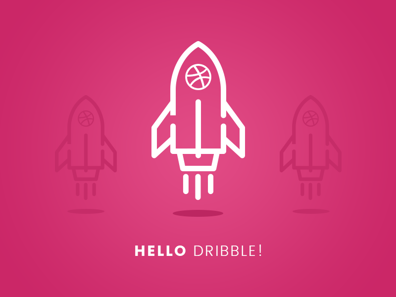 Welcome Dribbble Shot debut dribbble dribbble shot dribble first shot hello invitation invite thank you thanks welcome
