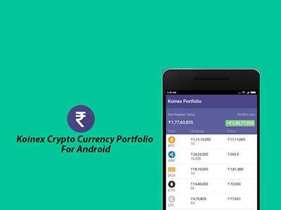 Koinex Crypto Currency Portfolio Tracking app app bitcoin crypto currency ethereum iphonex market statistics trading ui ux wallet