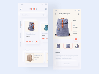 Dobog Backpack App