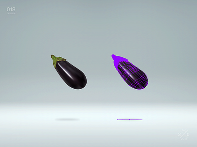 190529_茄子&Eggplant eggplant fruits illustrator vegetables