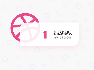 1 Dribbble Invites designer designers free invitation invite invites players shot ticket toster vector