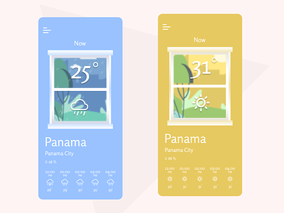 Weather App designs app design mobile ui weather