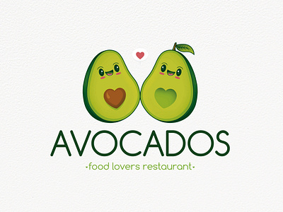 Avocados Love Logo Template