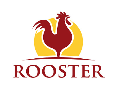 Rooster Logo agriculture app bird logo breakfast chicken logo template cock logo cockerel cuisine early morning egg farm logo farming fast food food logo template fried meal natural products nature poultry logotype premium logo restaurant logo mark rooster animal rooster logo template shop stock logo store sun sunrise vector logo template wake up