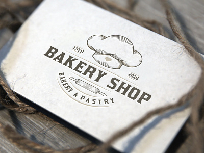 Bakery Shop Vintage Logo Template