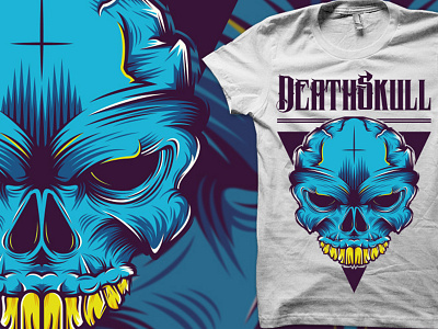 Death Skull T-shirt clothing brand deathcore design on sale extreme sports hardcore horror tee metal music band skull shirt t shirt design t shirt stock terror