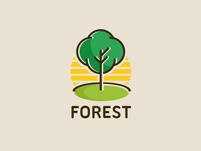 Tree Logo eco ecology logo forest green identity landscape logo template logotype nature oak stock logo tree